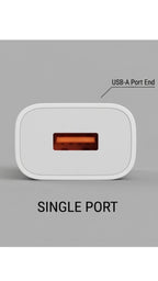 DAPSN Neo-03 12W Fast Charging Single USB Mobile Charger | 2.4A USB Wall Charger Adapter for Android & iOS Smartphones | White