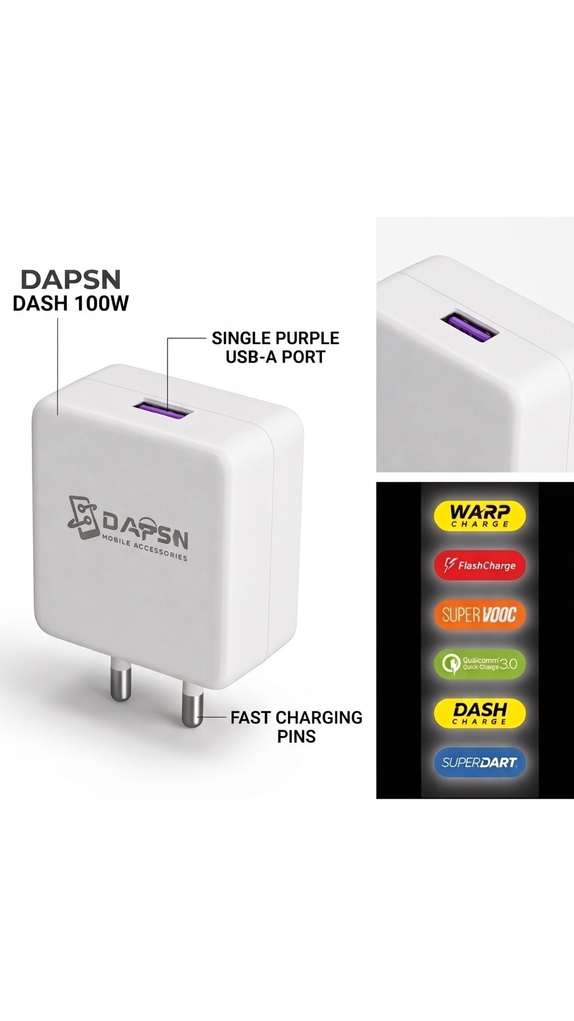 DASH 100 WATT MOBILE CHARGER