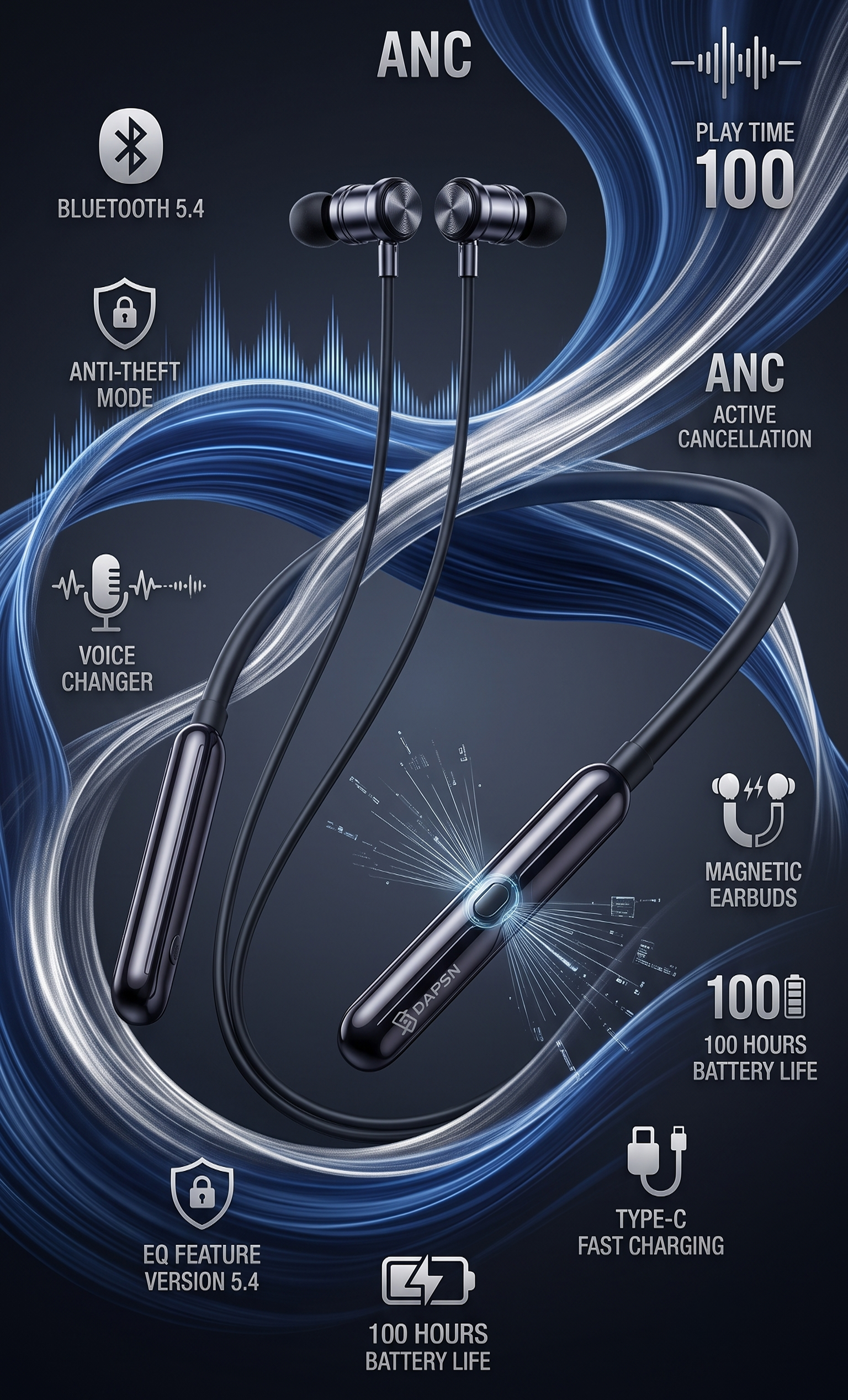 DAPSN EQUALIZER NECKBAND